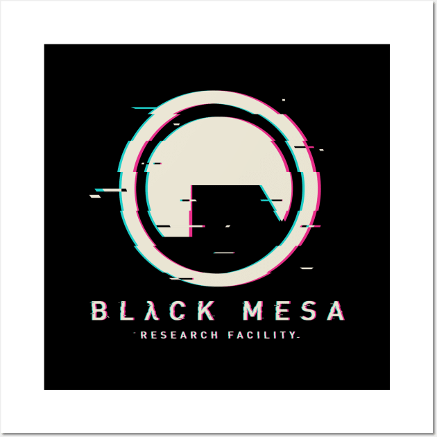 Black Mesa Research Facility Glitch Wall Art by Hataka